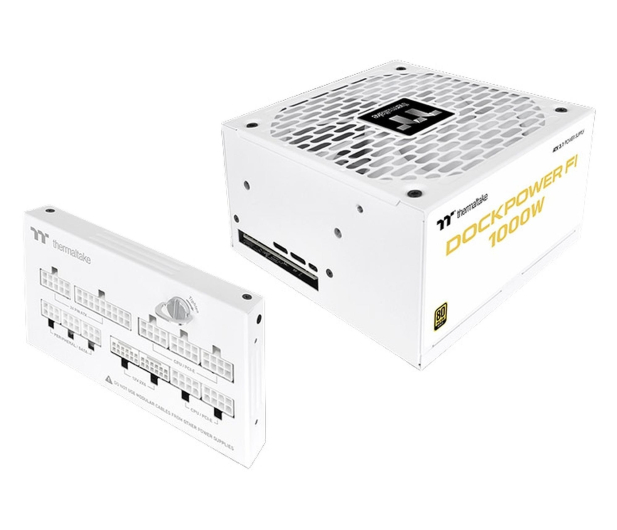 Thermaltake Dockpower FI 1000W 80 Plus Gold modular ATX3.1 Gen5 Snow - 1608674 - zdjęcie 4
